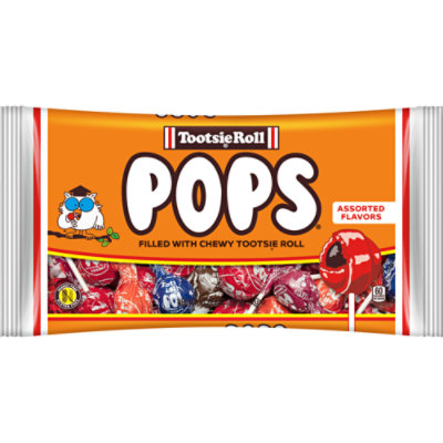 Tootsie Roll Candy Pops Assorted - 10.125 Oz