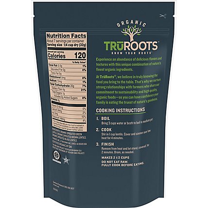 truRoots Organic Accents Lentil Sprouted Trio - 8 Oz - Image 6