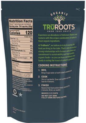 truRoots Certified USDA Organic Non GMO Project Verified Organic Sprouted Lentil Blend - 8 Oz - Image 5