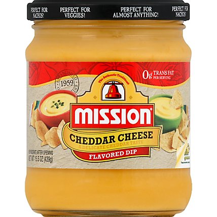 Mission Flavored Dip Cheddar Cheese - 15.5 Oz - Image 2