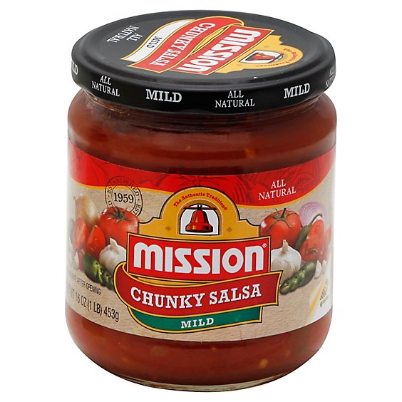 Mission Salsa Chunky Mild - 16 Oz