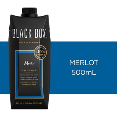 Black Box Wine Red Merlot Go Pack - 500 Ml - Image 1