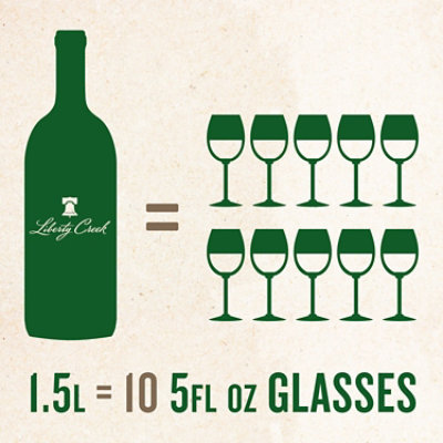 Liberty Creek Vineyards Pinot Grigio White Wine - 1.5 Liter - Image 5