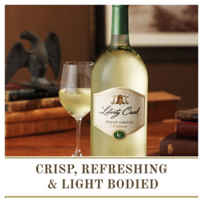 Liberty Creek Vineyards Pinot Grigio White Wine - 1.5 Liter - Image 3