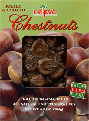 Melissas Chestnuts Peeled & Cooked Prepacked - 6.5 Oz - Image 2
