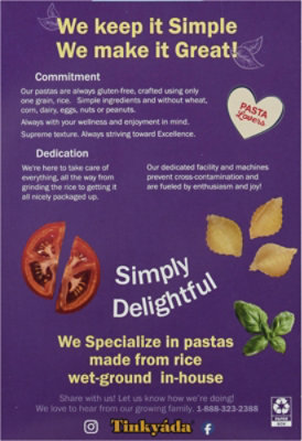 Tinkyada Pasta Joy Ready Brown Rice Pasta Shells Bag - 16 Oz - Image 5
