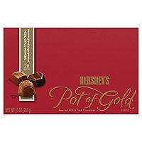 HERSHEYS Pot Of Gold Premium Collection Chocolates Milk & Dark Assorted Box - 10 Oz - Image 1