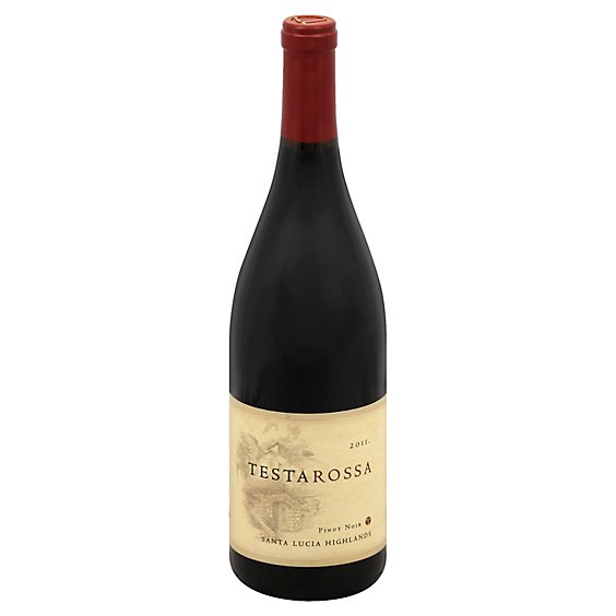 Testarossa Wine Pinot Noir Santa Lucia Highlands - 750 Ml