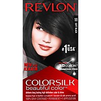 Revlon Colorsilk Haircolor Soft Black - Each - Image 2