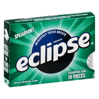 Eclipse Spearmint Sugarfree Gum Single Pack