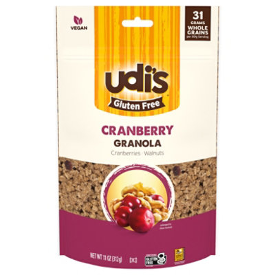 Udis Gluten Free Granola Simple Cranberry - 12 Oz - Image 3