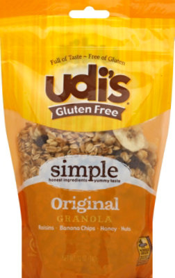 Udis Gluten Free Granola Simple Original - 12 Oz - Image 2