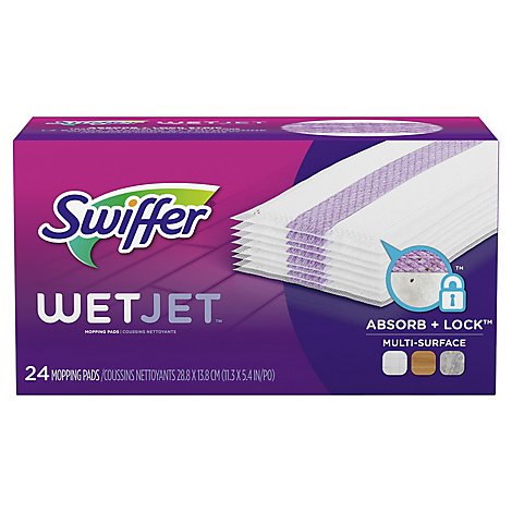 Swiffer WetJet Mopping Pads Refill Multi Surface - 24 Count