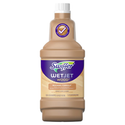 Swiffer WetJet Floor Cleaner Wood Quickdry Formula - 42.2 Fl. Oz. - Image 1