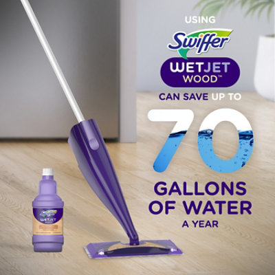Swiffer WetJet Floor Cleaner Wood Quickdry Formula - 42.2 Fl. Oz. - Image 5