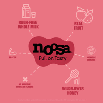 Noosa Yoghurt Strawberry Rhubarb - 8 Oz - Image 5