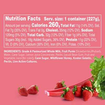 Noosa Yoghurt Strawberry Rhubarb - 8 Oz - Image 3