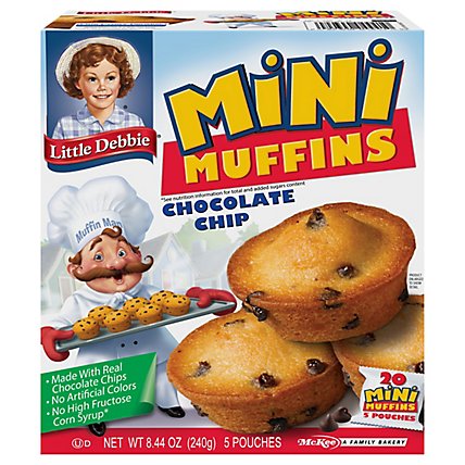 Little Debbie Muffins Little Chocolate Chip - 20 Count - Image 3