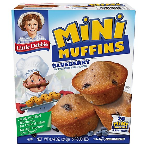 Little Debbie Muffins Little Blueberry - 20 Count
