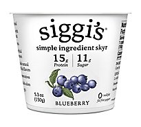 siggi's Skyr Icelandic Strained Nonfat Blueberry Yogurt - 5.3 Oz