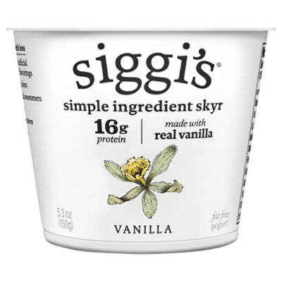 siggi's Vanilla Icelandic Skyr Nonfat Yogurt - 5.3 Oz - Image 3