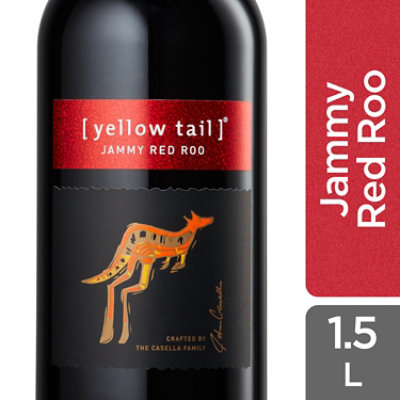 yellow tail Jammy Red Roo Wine - 1.5 Liter - Image 1