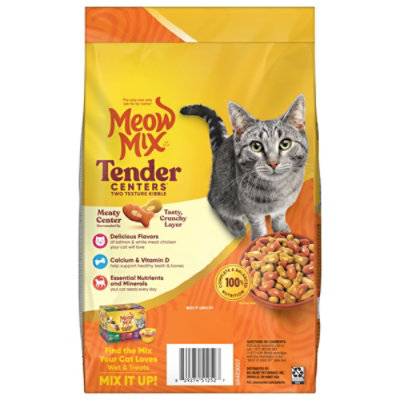 Meow Mix Tender Centers Cat Food Dry Salmon & White Meat Chicken - 3 LB - Image 8