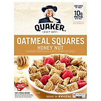 Quaker Cereal Oatmeal Squares Honey Nut - 14.5 Oz - Image 1