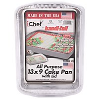 Handi-foil iChef Cake Pan With Lid All Purpose 13 x 9 - Each - Image 3