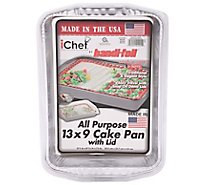 Handi-foil iChef Cake Pan With Lid All Purpose 13 x 9 - Each