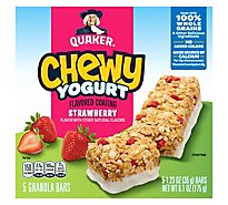 Quaker Chewy Yogurt Granola Bars Strawberry - 5-1.23 Oz