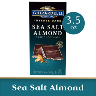 Ghirardelli Intense Dark Sea Salt Soiree Chocolate Bar - 3.5 Oz