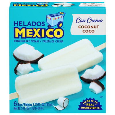 Helados Mexico Coconut Ice Cream Bars - 18 Fl. Oz. - Image 3