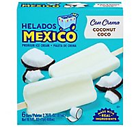 Helados Mexico Coconut Ice Cream Bars - 18 Fl. Oz.