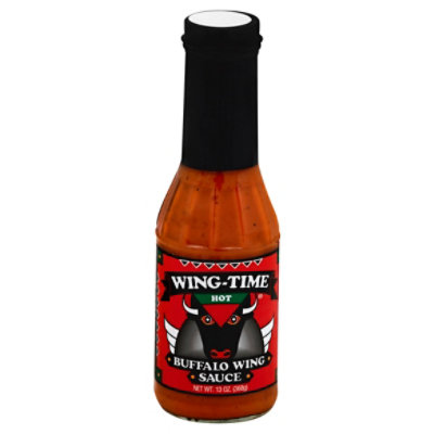 Wing-Time Sauce Buffalo Wing Hot - 13 Oz