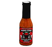 Wing-Time Sauce Buffalo Wing Hot - 13 Oz