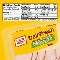 Oscar Mayer Deli Fresh Mesquite Smoked Turkey Breast Sliced Lunch Meat Family Size Tray - 16 Oz - Image 5