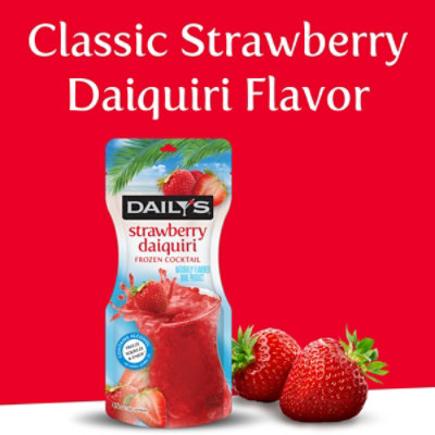 Daily's Strawberry Daiquiri Frozen Cocktail Drink Pouch - 10 Fl. Oz. - Image 5