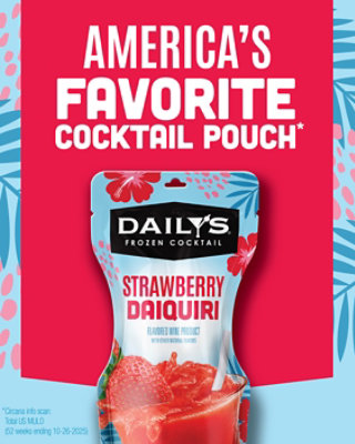 Daily's Strawberry Daiquiri Frozen Cocktail Drink Pouch - 10 Fl. Oz. - Image 3