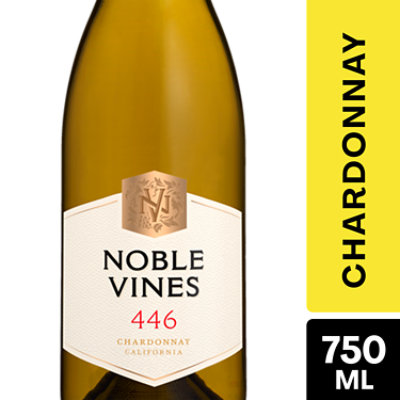 Noble Vines 446 Chardonnay Monterey California White Wine - 750 Ml - Image 1