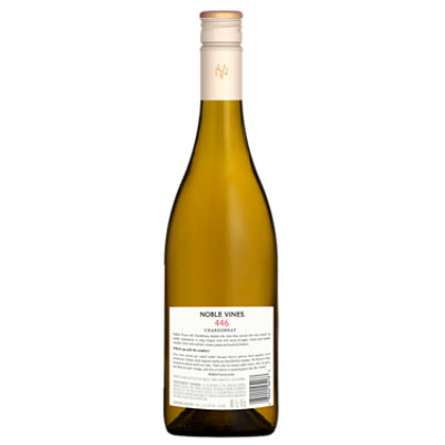 Noble Vines 446 Chardonnay Monterey California White Wine - 750 Ml - Image 4