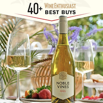 Noble Vines 446 Chardonnay Monterey California White Wine - 750 Ml - Image 3