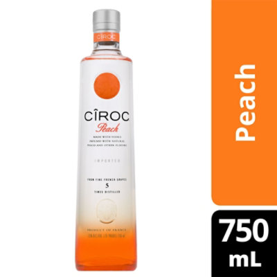 CIROC Peach Vodka Infused with Natural Flavors - 750 Ml - Image 1