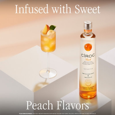 CIROC Peach Vodka Infused with Natural Flavors - 750 Ml - Image 4