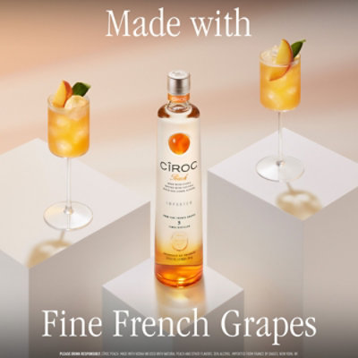 CIROC Peach Vodka Infused with Natural Flavors - 750 Ml - Image 3