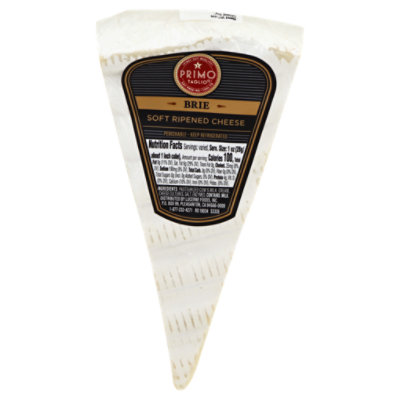 Primo Taglio Cheese Soft Ripened Brie Bagged - .50 Lb.