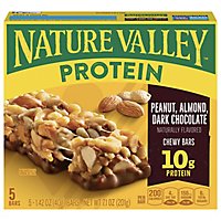 Nature Valley Protein Bars Chewy Peanut Almond & Dark Chocolate - 7.1 Oz - Image 3
