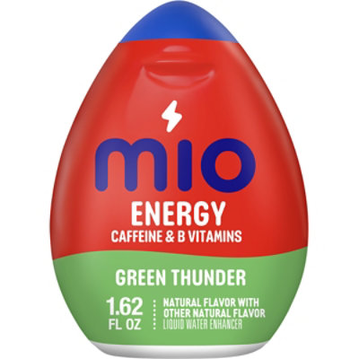 MiO Energy Green Thunder Liquid Water Enhancer with Caffeine & B Vitamins Bottle - 1.62 Fl. Oz. - Image 1