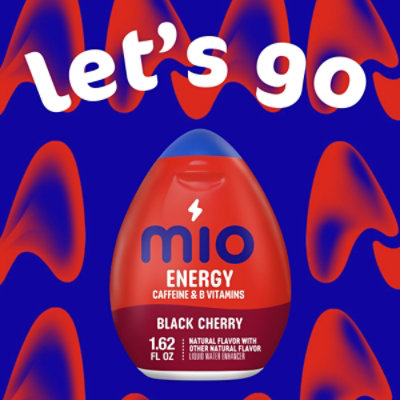 MiO Energy Black Cherry Liquid Water Enhancer with Caffeine & B Vitamins Bottle - 1.62 Fl. Oz. - Image 4