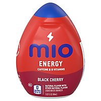 MiO Energy Black Cherry Liquid Water Enhancer with Caffeine & B Vitamins Bottle - 1.62 Fl. Oz. - Image 2